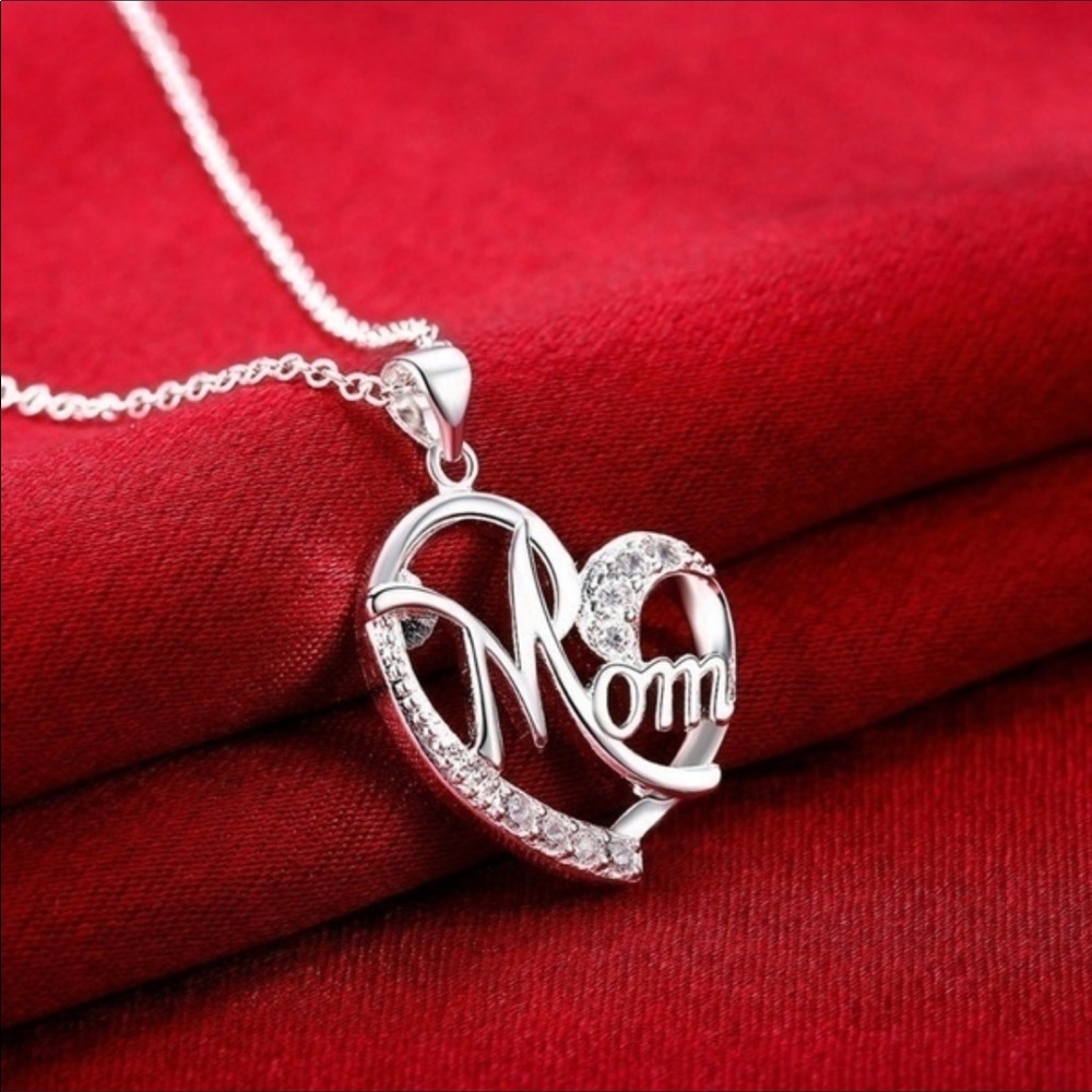 Mom Heart Necklace